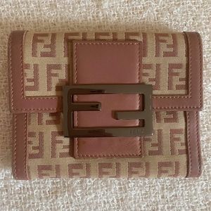Fendi Brown and Tan Wallet